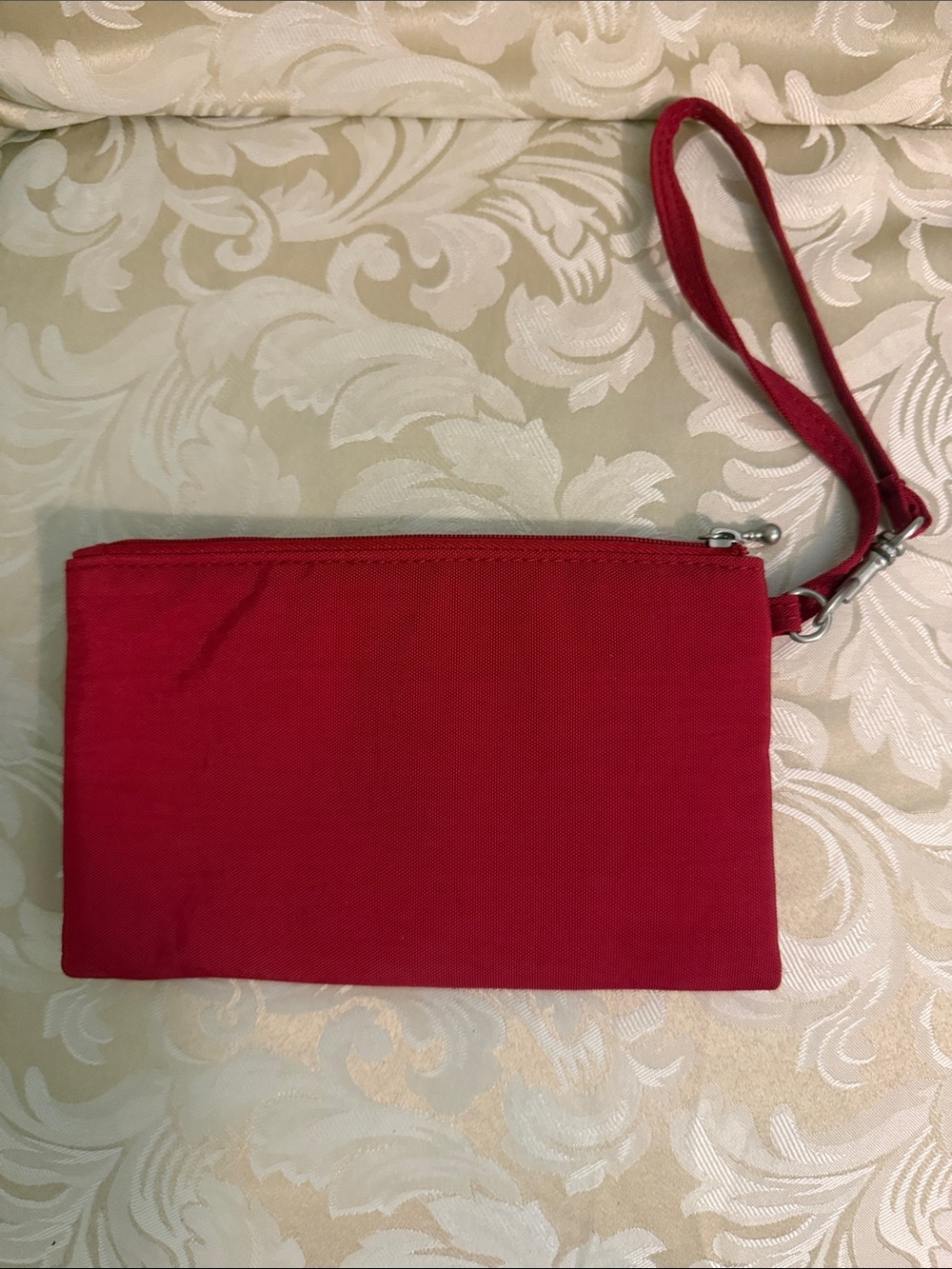 Classic Red Wristlet Clutch for Women - Versatile Everyday Accessory